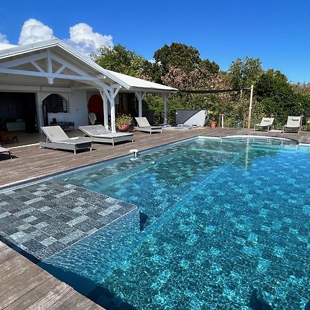 Villa Deluxe L'Hacienda Villa Vue Mer 180 Piscine Jacuzzi Proche Plage Marina Golf Pointe Des Chateaux Et Casino Jardin Clos Voyage Durable Saint-Francois  Eksteriør billede