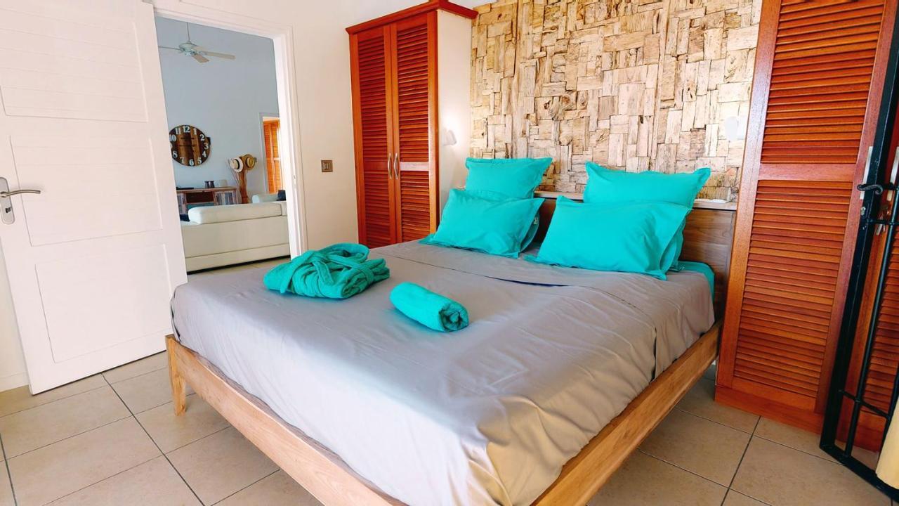 Villa Deluxe L'Hacienda Villa Vue Mer 180 Piscine Jacuzzi Proche Plage Marina Golf Pointe Des Chateaux Et Casino Jardin Clos Voyage Durable Saint-Francois  Eksteriør billede